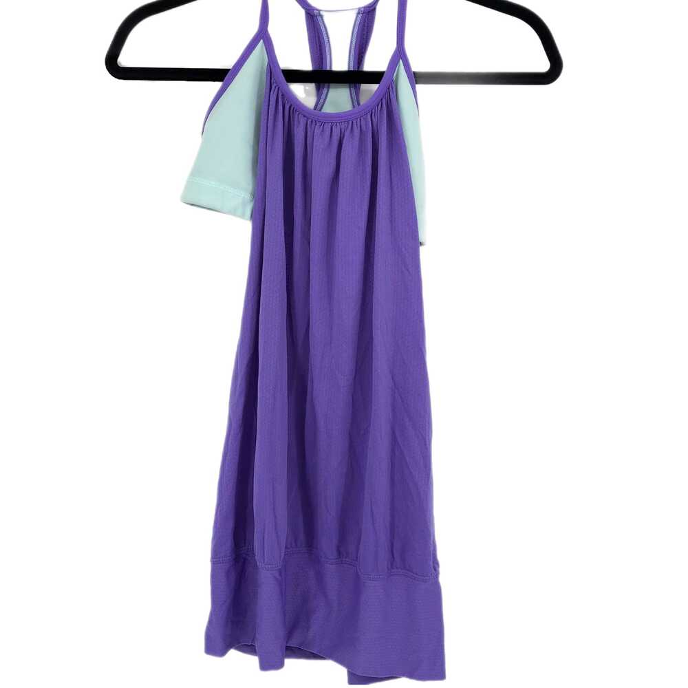 lululemon athletica Purple Blue Tank Top Sleeveless Built-in Bra | Womens 4
